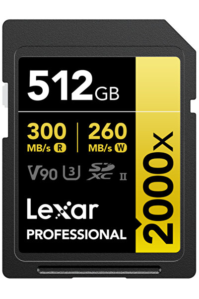 Lexar Карта памет Професионална LSD2000512G-RNNNG, 512GB, SDXC, UHS-II U3, V90