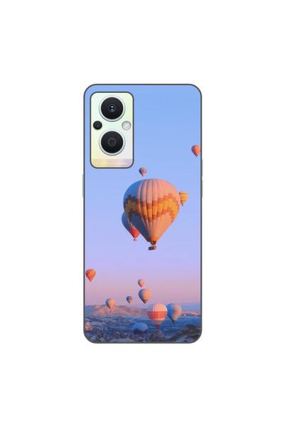 OEM Case compatible with Oppo Reno7 Lite Silicone Gel Tpu Air Balloon Pattern