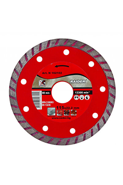 Raider Power Tools Disc diamantat Turbo 115x22.2mm RD-DD05