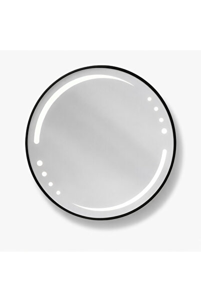Casa Stile Oglinda LED rotunda 6912 Ø70, rama aluminiu neagra