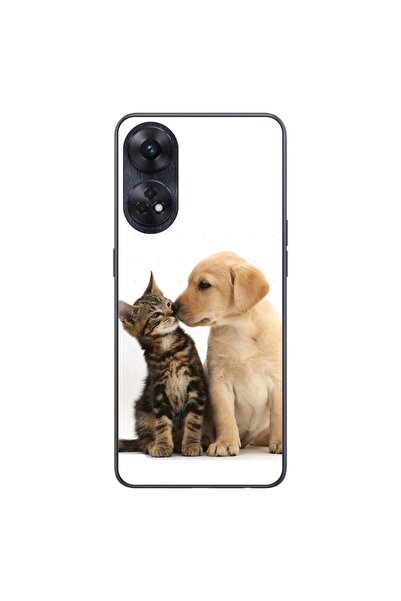 OEM Husa compatibila cu Oppo Reno8 T 4G Silicon Gel Tpu Model Pisicuta Catelu...