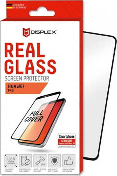 Displex Huawei Μαύρο 3D Σκληρυμένο Γυαλί (Huawei P40)