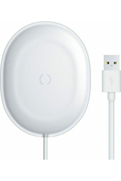 Baseus Ασύρματος Φορτιστής (Qi Pad) 15W Λευκός (Jelly)