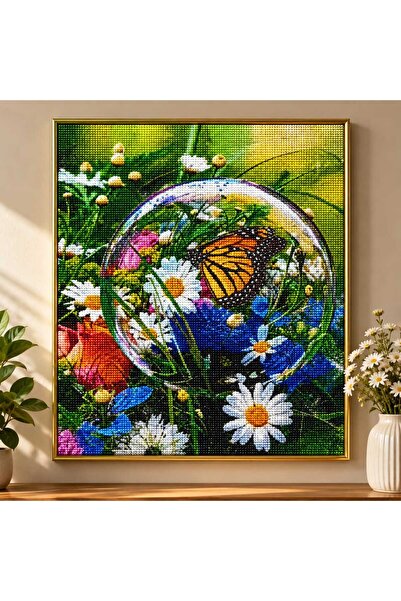 DNZt 5D Diamond Painting 50x40 cm Elmas Mozaik Boncuklu Taşlı Goblen Pano Tab...