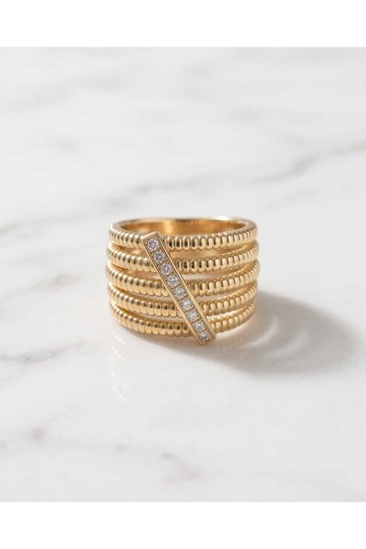 XUPING JEWELRY خاتم مرصع بحجر الزركون