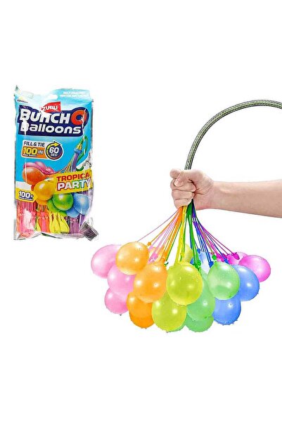 Sunman Zuru Balon Su Bombası Bunch O Balloons-Tropıcal Party 100Lü Krtl.12D. ...