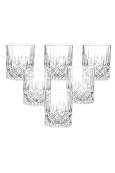 Delisoga Set 6 pahare sticla Delisoga, Design elegant, Rezistente, 340 ML