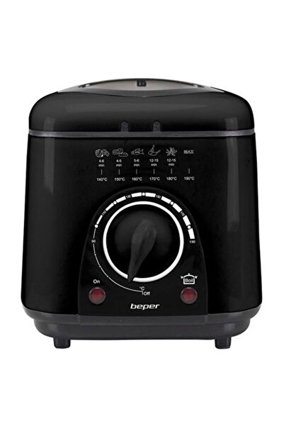 BEPER BP101100 Electric Oil Deep Fryer, 1L, 950W, Black