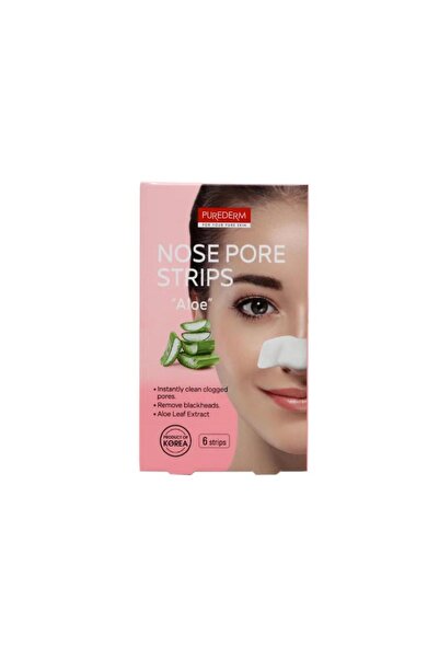 Purederm Aloe Vera Nose Pore Strips (6 strips)