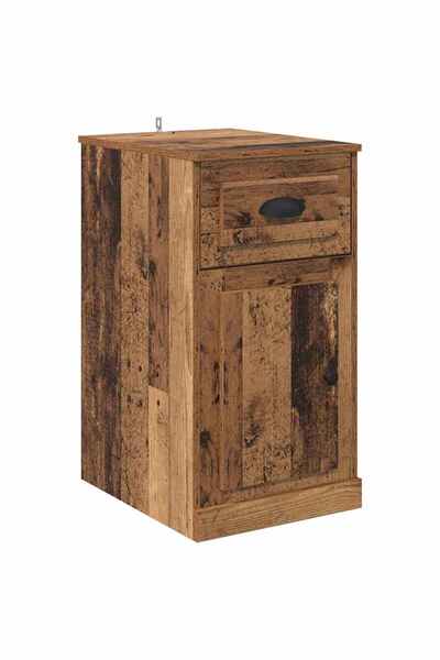 vidaxl Dulap lateral Lemn vechi 40 x 50 x 75 cm Lemn compozit