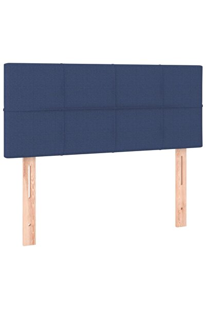 vidaxl Bed headboard, blue, 100x5x78/88 cm, textile