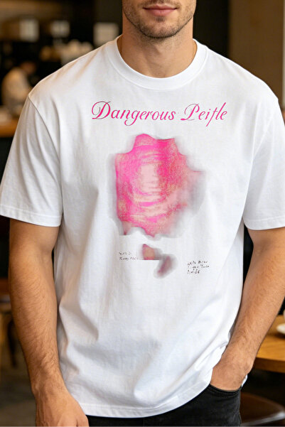 Fleck Casual Style Men's T-Shirts Dangerous Petal Rose Graphic Summer Wear Gi...