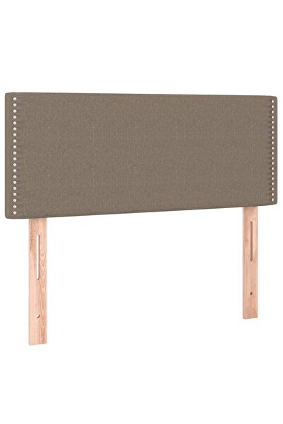 vidaxl Tăblie de pat, gri taupe, 90x5x78/88 cm, textil
