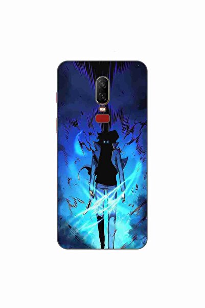 OEM Husa compatibila cu OnePlus 6 Silicon Gel Tpu Model Solo Leveling Aura