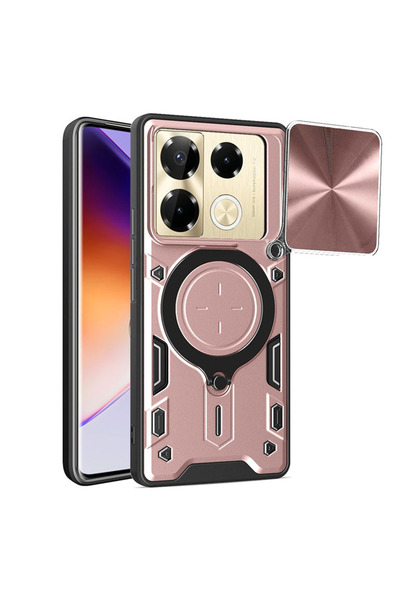 OEM Husa pentru Infinix Note 40 Pro+, Southern Sky, Protectie, roz auriu