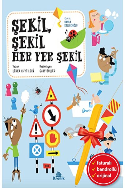 Kronik Kitap Alfa Pen-Shape, Shape Shape Everywhere (Lenka Chytilova)Children...