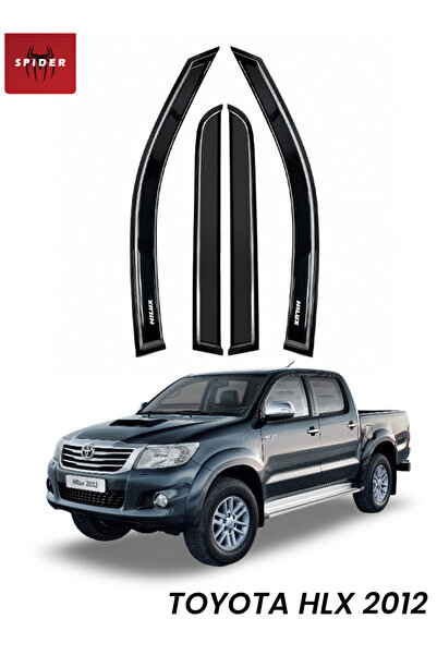 Spider Toyota Hilux 2012 Window Visor Rain Guard Set for Safe Ventilation and...