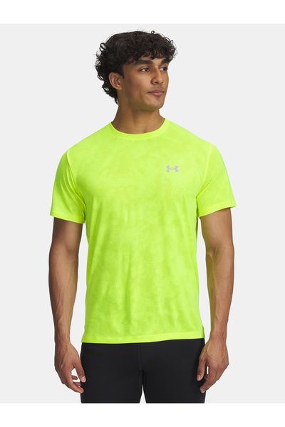 Under Armour Pánské tričko UA Launch Camo SS-YLW