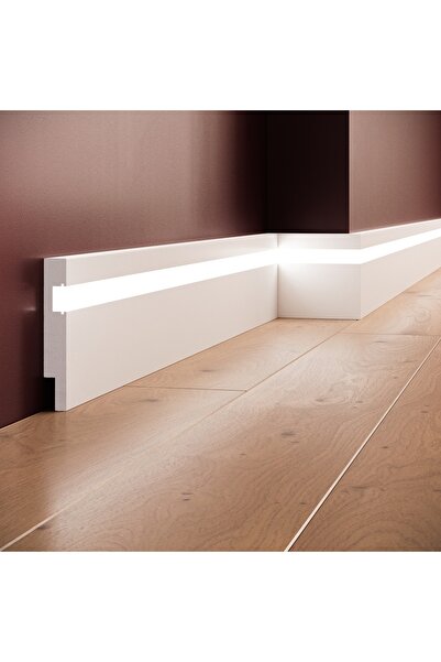 Manavi Plinta polimer rigid, Manavi, S29-11.5x1.8x240 cm