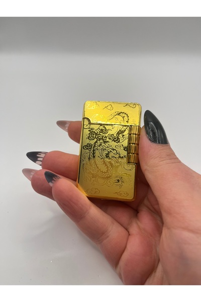 Hunter Metal Dupont Tipi Desenli Çakmak Şık Tasarım Premium Görünüm Dayanıklı...