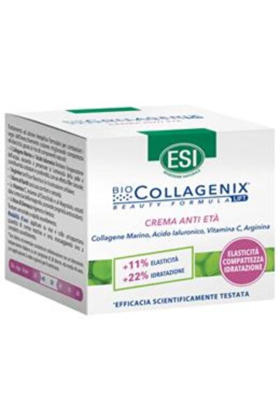 ESI Crema Anti-Aging cu Colagen Marin, Acid Hialuronic, Vitamina C si Arginin...