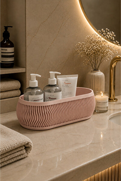 Arvella Studio Decorative Bathroom Basket Organizer |   Modern Organizer Bask...
