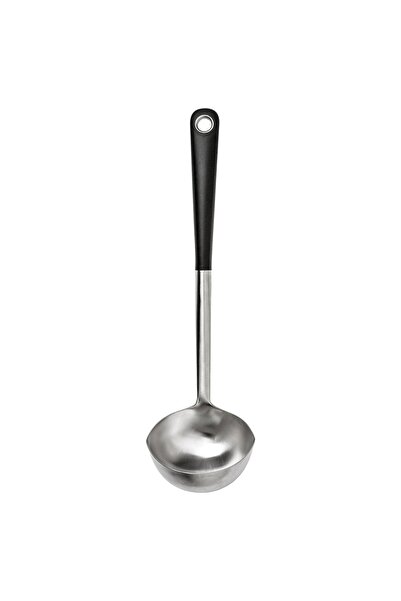 IKEA 365+ HJÄLTE Soup ladle, stainless steel/black