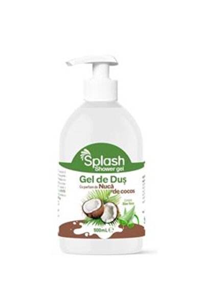 SPLASH Shower Gel with Coconut Fragrance - Shower Gel, 500 ml