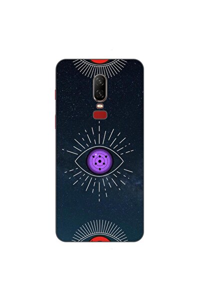 OEM Husa compatibila cu OnePlus 6 Silicon Gel Tpu Model Tomoe Rinnegan Eye