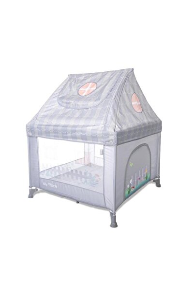 LORELLİ My Place House Playpen, 100 x 100 x 125 cm, Grey