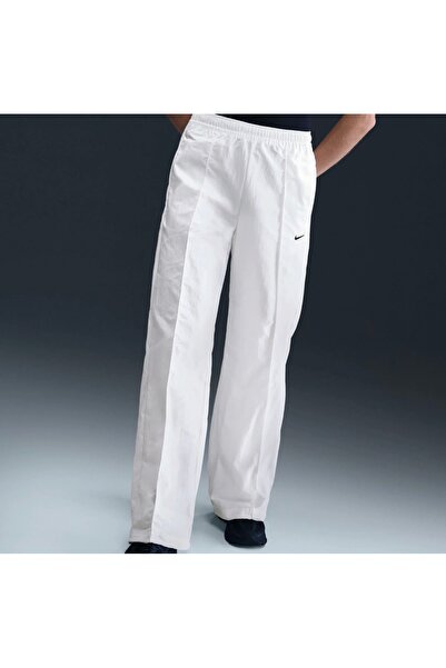 Nike Trend Woven MR Pant Kadın Beyaz Eşofman Altı KUZEY SPORT
