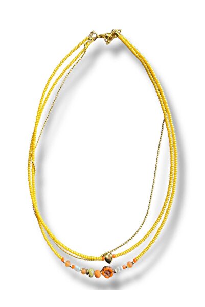 Bozhi Necklace Glass Beads Minimal Elegance