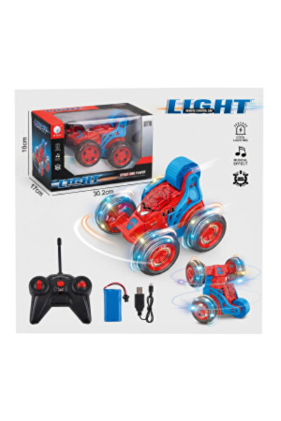 PlayFun Mașină cu telecomandă stunt 360° – Lumini LED 6511110054912