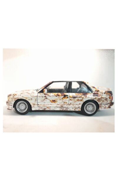 CasaDesteapta.ro Jucarie Mașinuță metalică BMW M3 E30 1:24, efect de rugină, ...