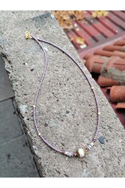 Bozhi Necklace Glass Beads Minimal Elegance