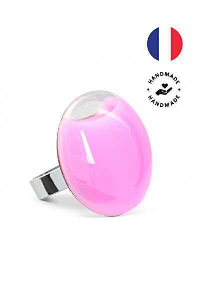 Pylones Glass Ring - Galet - Medium Milk