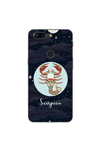 OEM Case compatible with OnePlus 5T Silicone Gel Tpu Pattern Horoscope Scorpio