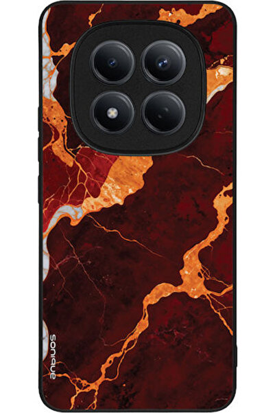 Other Θήκη Sonique Σειράς Marble για Xiaomi Redmi Note 15 Pro 4G Κόκκινη