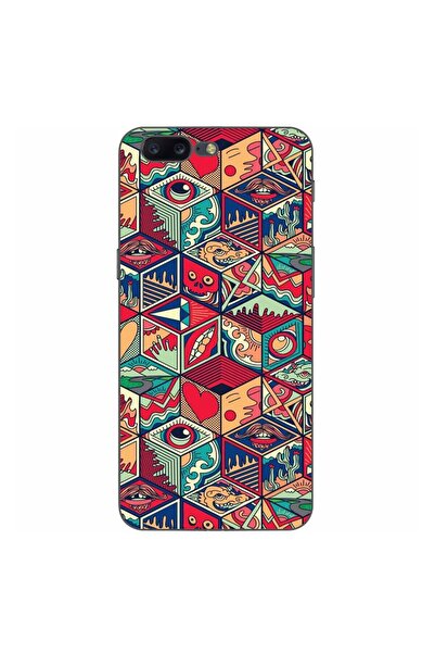 OEM Husa compatibila cu OnePlus 5 Silicon Gel Tpu Model Pop Art Geometric