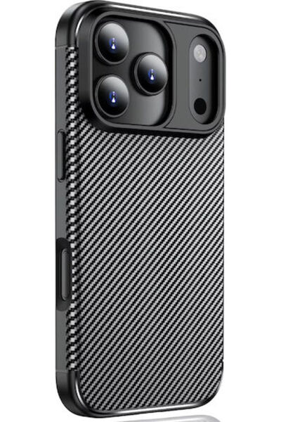 Other Ancus Θήκη Πλάτης Σιλικόνης Μαύρη για iPhone 17 Pro Κωδικός: 50815-OC
