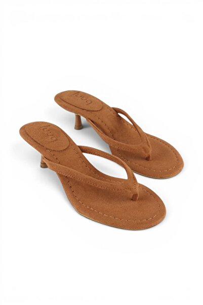 luuq shoes SOLENZE Parmak Arası Topuklu Terlik