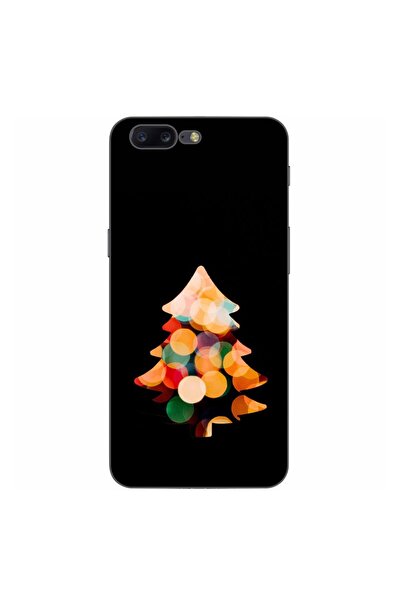 OEM Husa compatibila cu OnePlus 5 Silicon Gel Tpu Model Craciun Brad Fundal N...