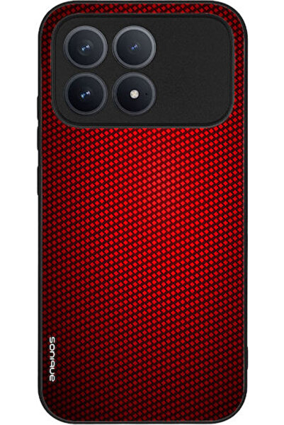 Other Θήκη Sonique Carbon Series Xiaomi Poco F8 Pro 5G Κόκκινη