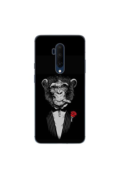 OEM Θήκη συμβατή με OnePlus 7T Pro Σιλικόνης Gel TPU Μοντέλο Cigar Monkey