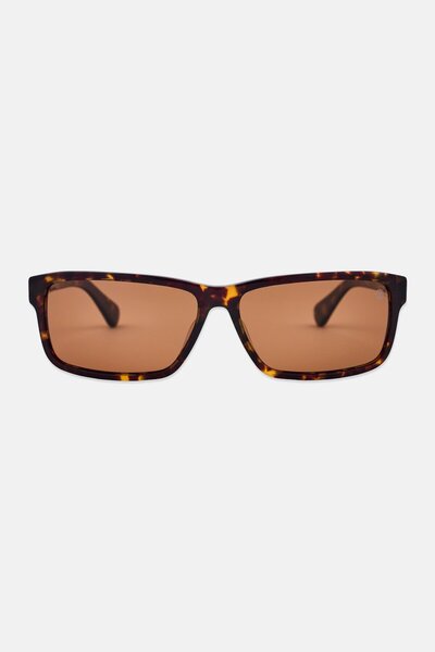 Timberland نظارات شمسية مستطيلة للرجال TB0005352H67، هافانا