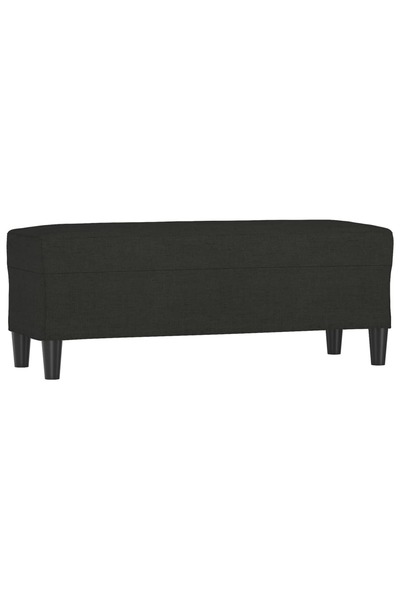vidaxl Bancă, negru, 100x35x41 cm, textil