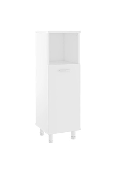 vidaxl Dulap de baie, alb, 30x30x95 cm, lemn prelucrat