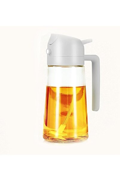 Arabest 2-in-1 Olive Oil Dispenser,Sprayer for Cooking,470mL Glass Bottle wit...