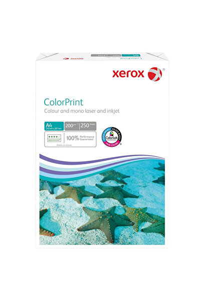 Xerox Hârtie de copiator A4 albă 200g 250 coli/reamă COLORPRINT