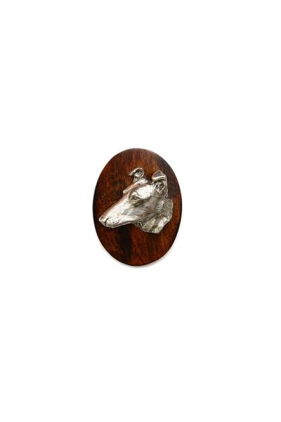 Art - Dog Collie Smooth - Dog show brooch, starter number clip, dog pin by Ar...